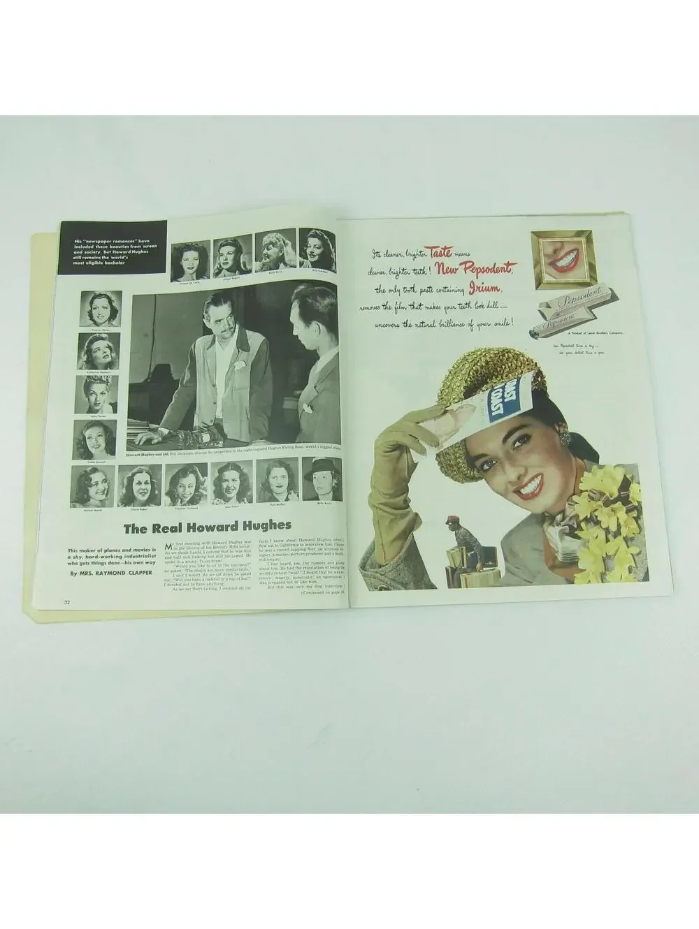 Vintage LOOK Magazine May 27 1947 WWII, Betty Hutton, Earl Warren, Howard Hughes